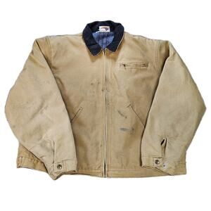 Vintage Dickies Detroit Blanket Lined Canvas Jacket Mens XXL Workwear *Faded